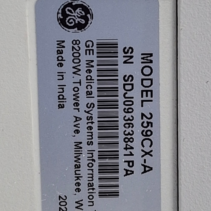GE Healthcare Corometrics 250cx Series Model 259cx-a Fetal Monitor