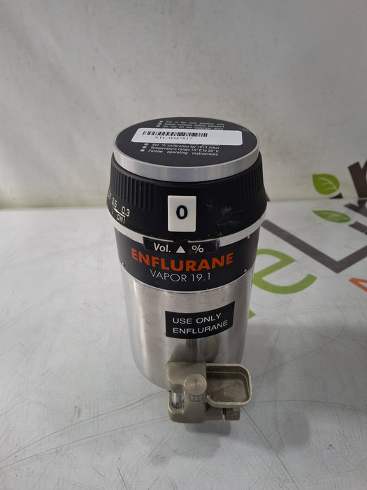 Draeger Medical Vapor 19.1 Enflurane Vaporizer