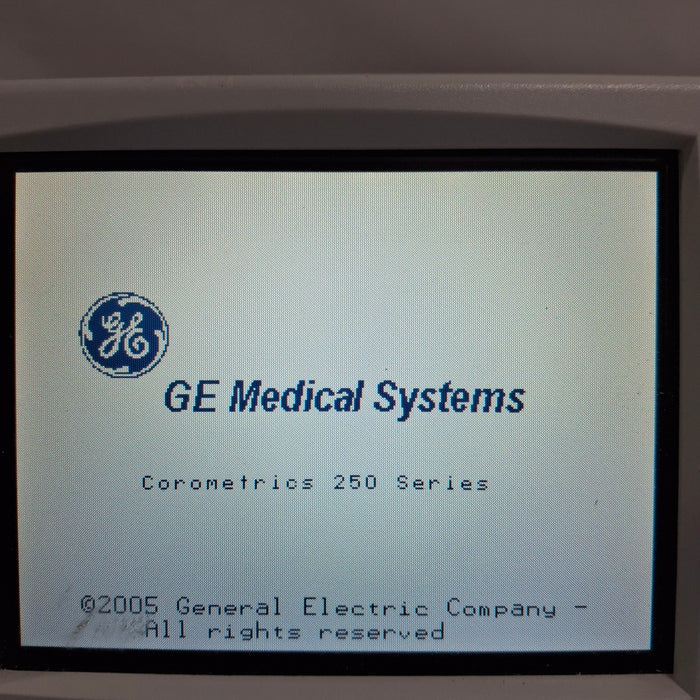 GE Healthcare Corometrics 250cx Series Model 259cx Fetal Monitor