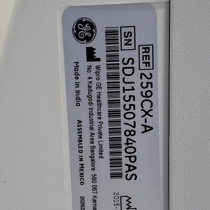 GE Healthcare Corometrics 250cx Series Model 259cx Fetal Monitor