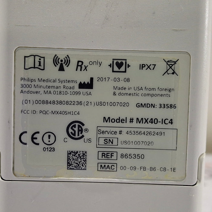 Philips MX40 1.4 ECG 865350 Telemetry Transmitter