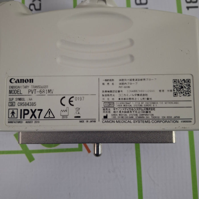 Toshiba PVT-681MV Endocavitary Transducer