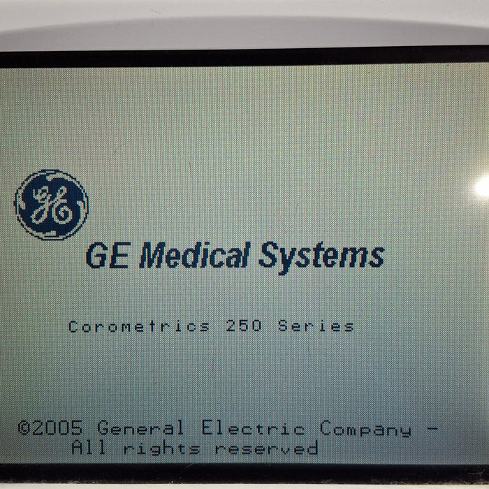GE Healthcare Corometrics 250cx Series Model 259cx Fetal Monitor