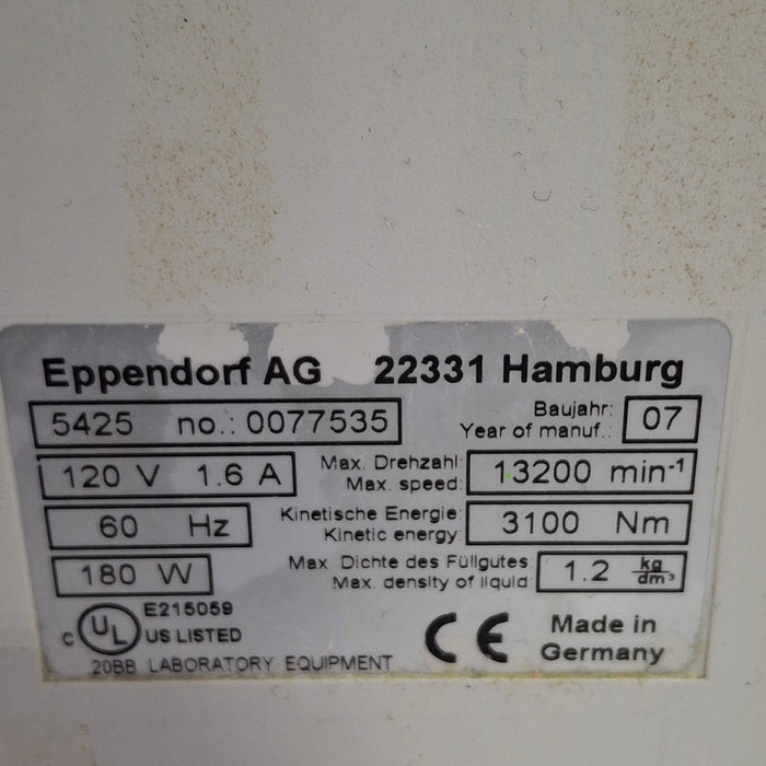Eppendorf 5415D Centrifuge