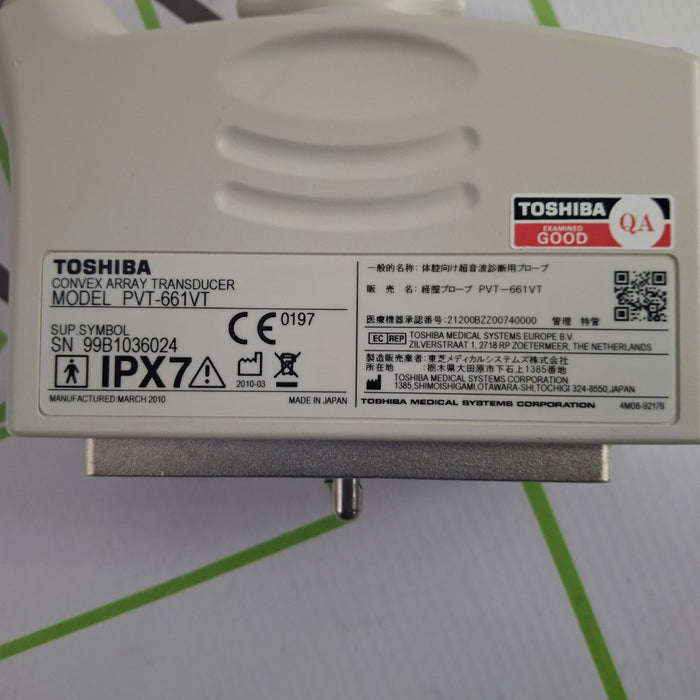Toshiba PVT-661VT Convex Array Transducer