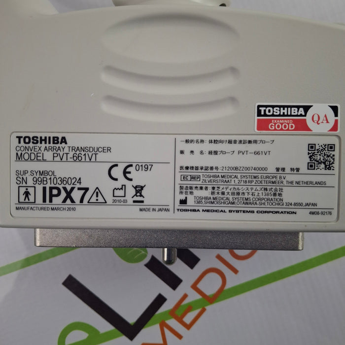 Toshiba PVT-661VT Convex Array Transducer