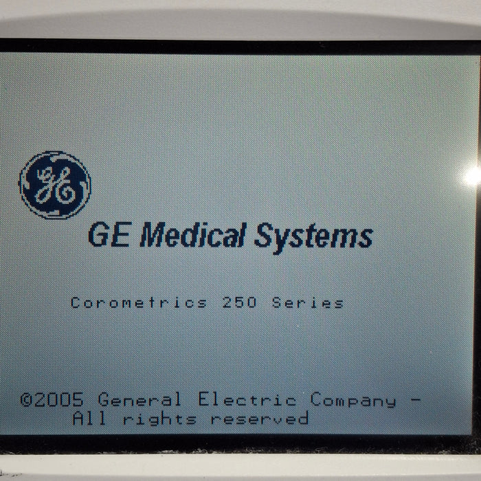 GE Healthcare Corometrics 250cx Series Model 259cx Fetal Monitor