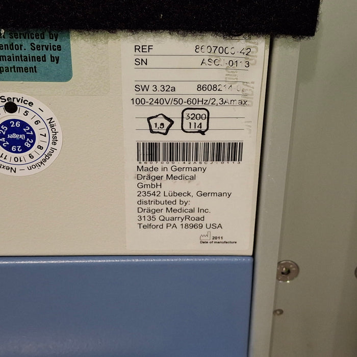 Draeger Medical Fabius GS Premium Anesthesia Machine