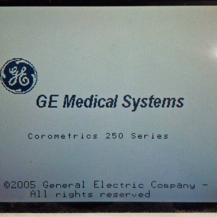 GE Healthcare Corometrics 250cx Series Model 259cx Fetal Monitor