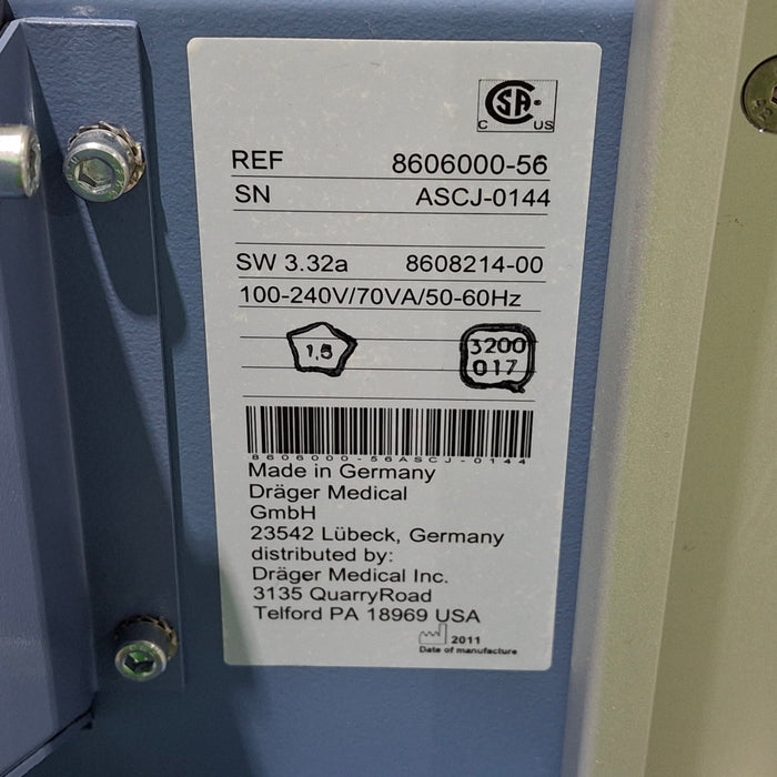 Draeger Medical Fabius Tiro Anesthesia Machine