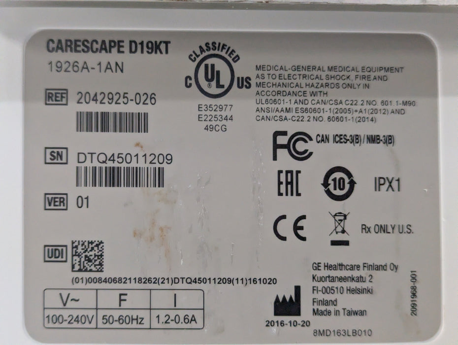 Datex-Ohmeda Aestiva 5 w/7900 Anesthesia System
