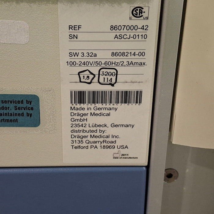 Draeger Medical Fabius GS Premium Anesthesia Machine