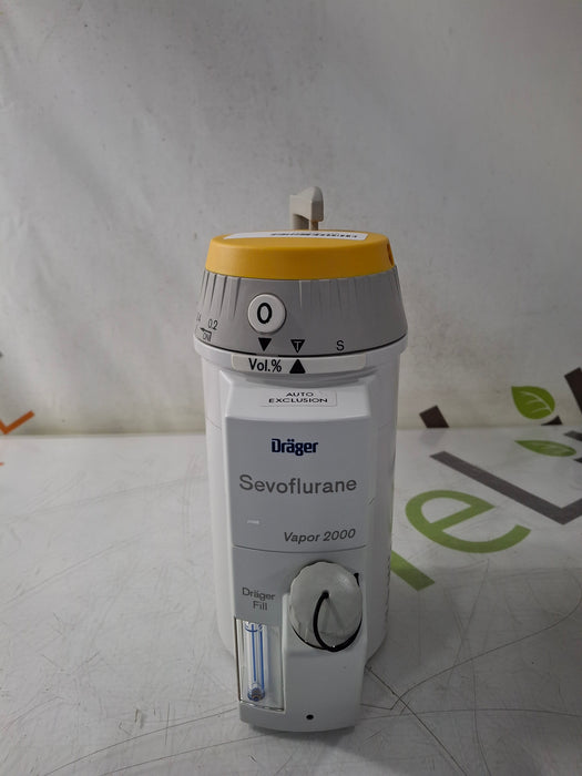 Draeger Medical Vapor 2000 Sevoflurane Vaporizer