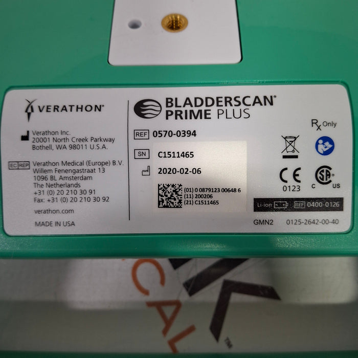 Verathon Medical, Inc Prime Plus Bladder Scanner