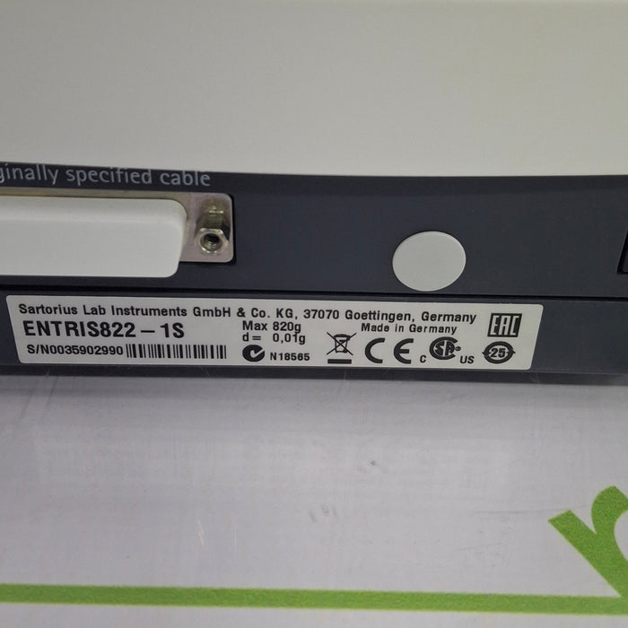 Sartorius Corporation ENTRIS822-1S Toploader Balance Scale