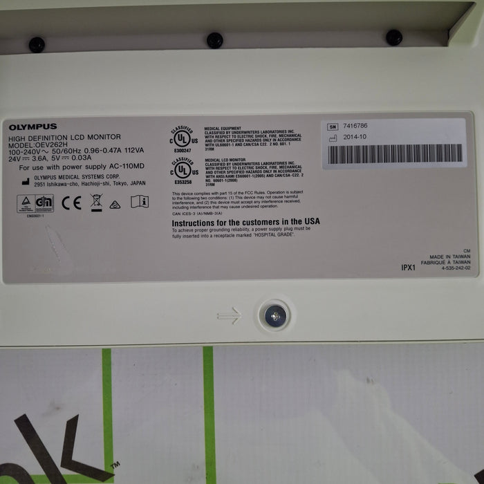 Olympus OEV262H 26" HD LCD Endoscopy Monitor