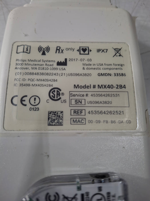 Philips MX40 2.4 ECG 865351 Telemetry Transmitter
