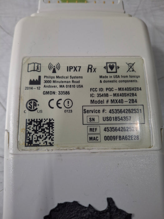 Philips MX40 2.4 ECG 865351 Telemetry Transmitter