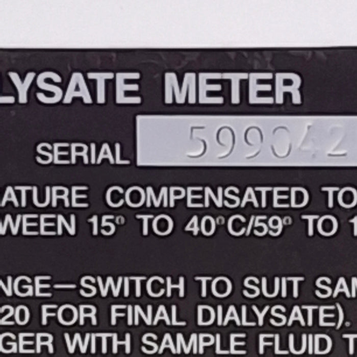 Myron L Company D-2 Dialysate Meter