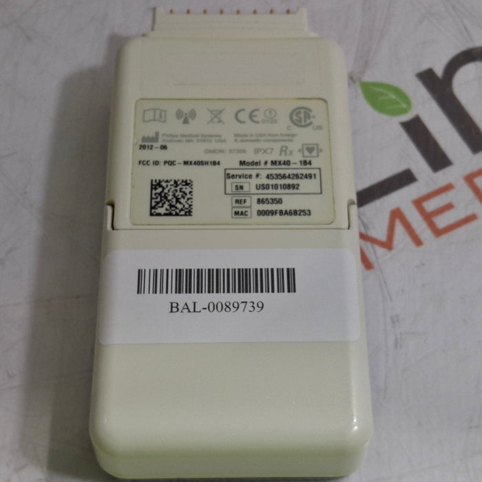 Philips MX40 1.4 ECG 865350 Telemetry Transmitter