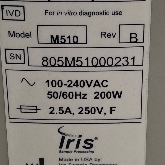 IRIS Medical StatSpin Express 4 Bench Top Centrifuge