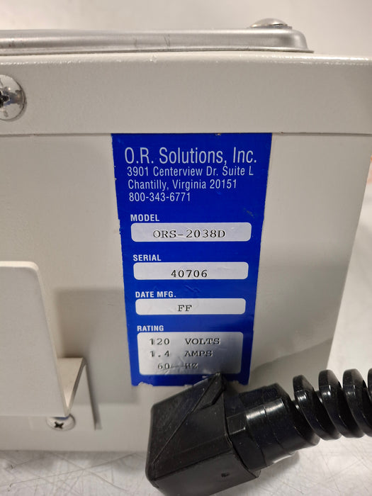 OR Solutions ORS-2038D Solution Warmer