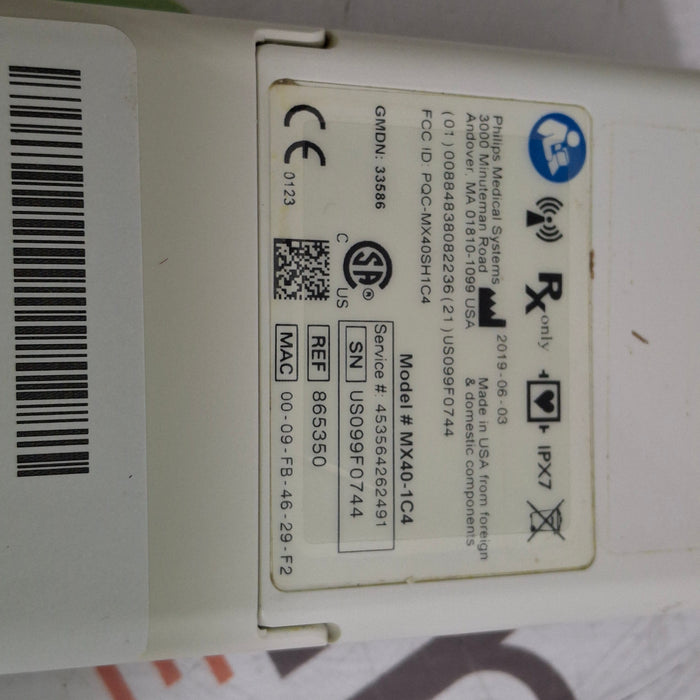 Philips MX40 1.4 ECG 865350 Telemetry Transmitter