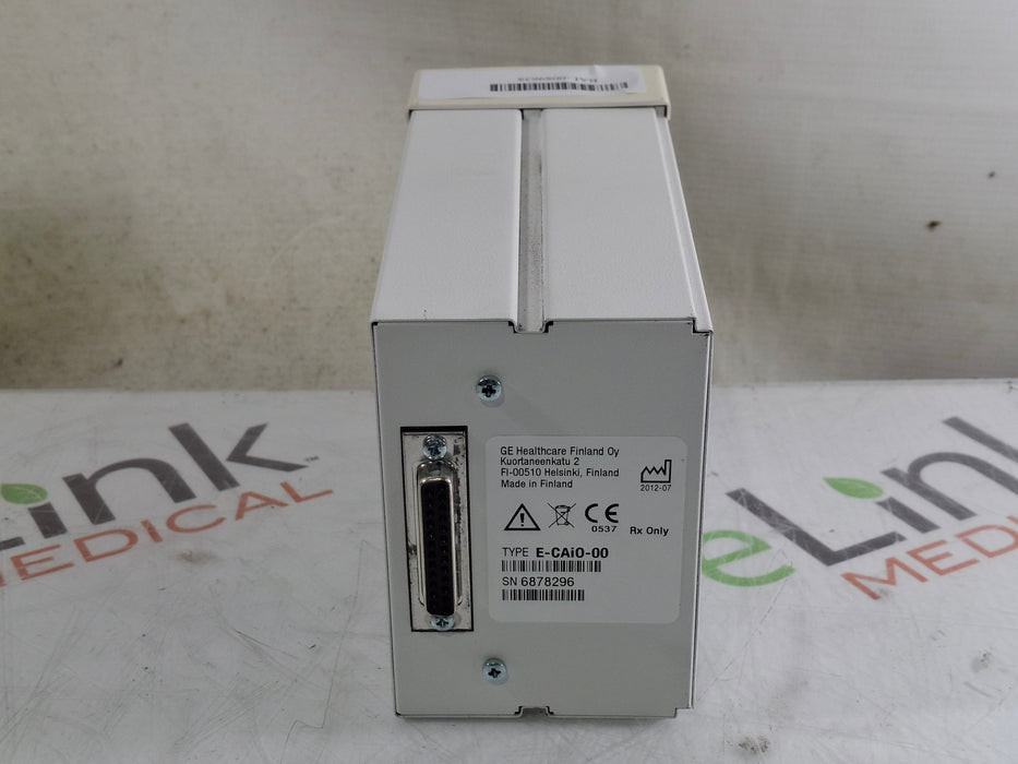 GE Healthcare GE Healthcare E-CAiO-00 Gas Exhaust Module Patient Monitors reLink Online