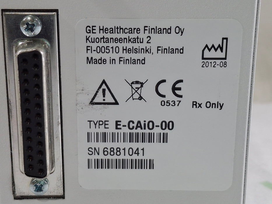 GE Healthcare E-CAiO-00 Gas Exhaust Module
