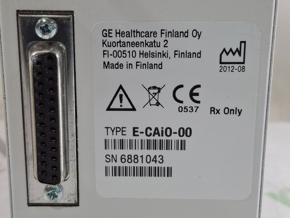 GE Healthcare GE Healthcare E-CAiO-00 Gas Exhaust Module Patient Monitors reLink Online