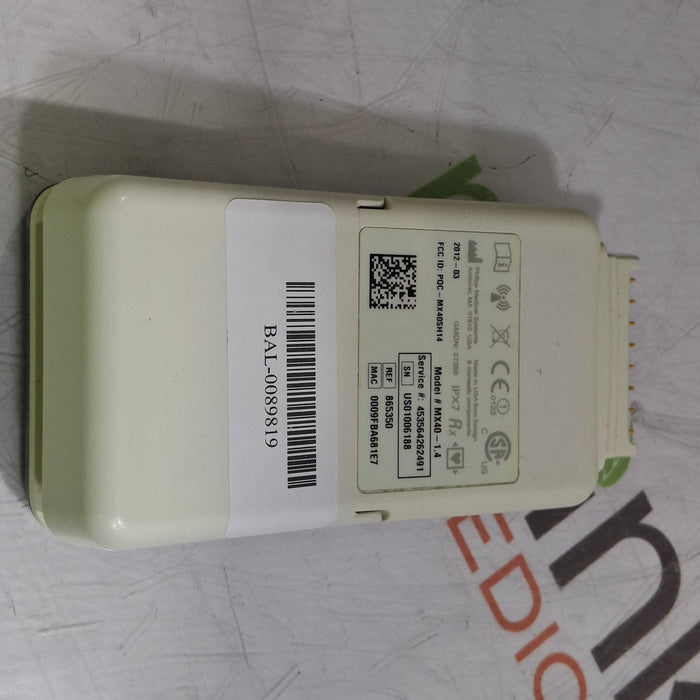 Philips MX40 1.4 ECG 865350 Telemetry Transmitter