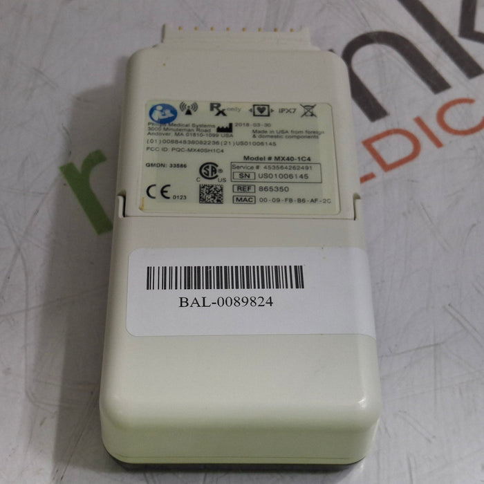 Philips MX40 1.4 ECG 865350 Telemetry Transmitter