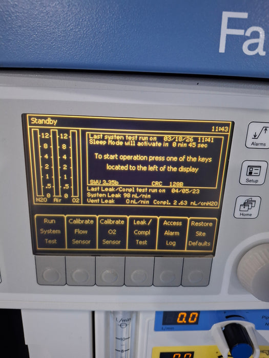 Draeger Medical Draeger Medical Fabius GS Anesthesia Machine Anesthesia reLink Online