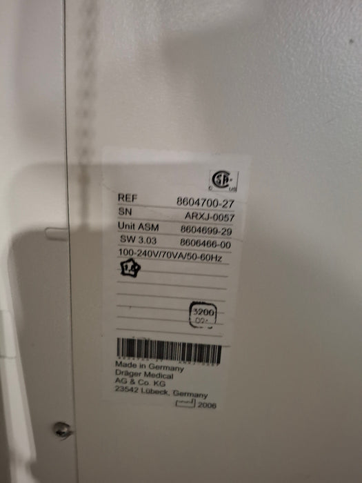 Draeger Medical Draeger Medical Fabius GS Anesthesia Machine Anesthesia reLink Online