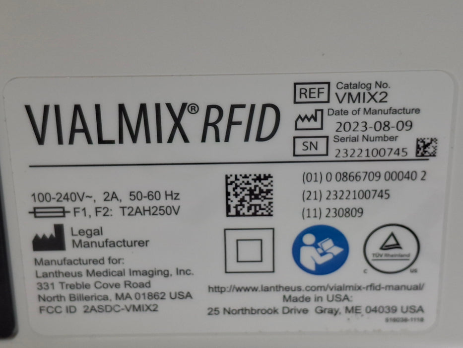 Lantheus Medical Imaging Inc Vialmix RFID Amalgamator