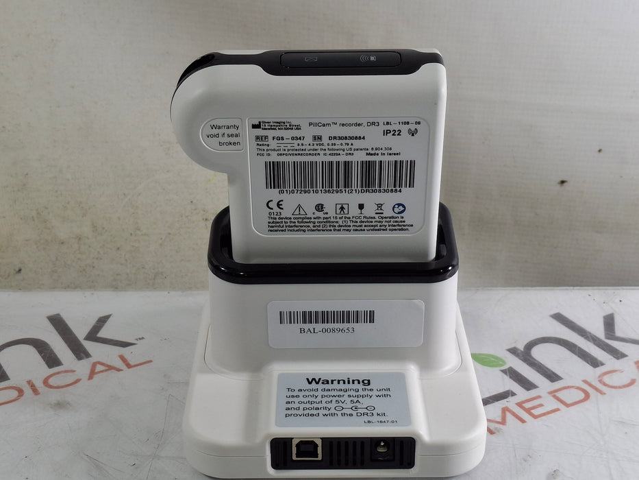 Glen Imaging RFB-0347 PillCam Recorder, DR3