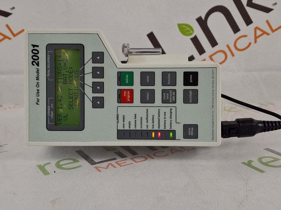 Smiths Medical Medfusion 2001 Syringe Infusion Pump
