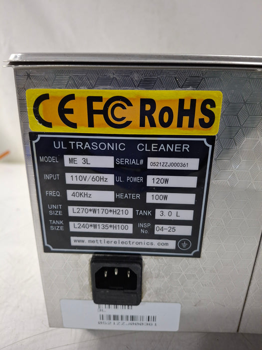 Mettler Electronics Cavitator Digital Pro Ultrasonic Cleaner