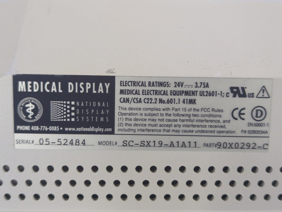 Karl Storz SC-SX19-A1A11 Monitor