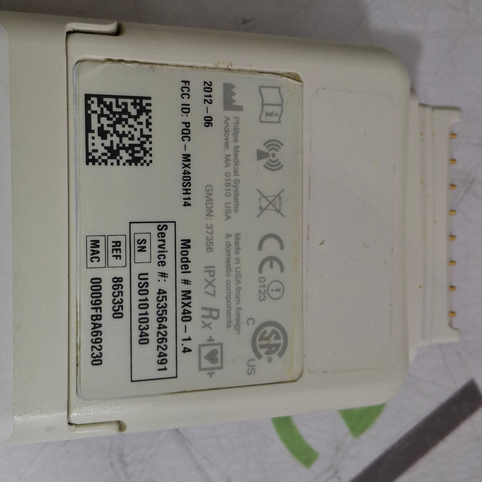 Philips MX40 1.4 ECG 865350 Telemetry Transmitter