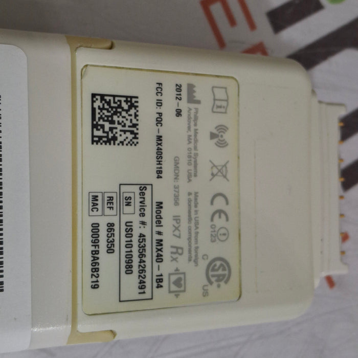 Philips MX40 1.4 ECG 865350 Telemetry Transmitter