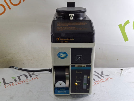 Datex-Ohmeda Datex-Ohmeda Tec 6 Plus Desflurane Vaporizer Anesthesia reLink Online