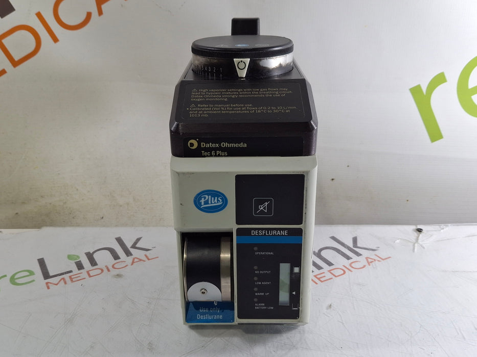 Datex-Ohmeda Tec 6 Plus Desflurane Vaporizer
