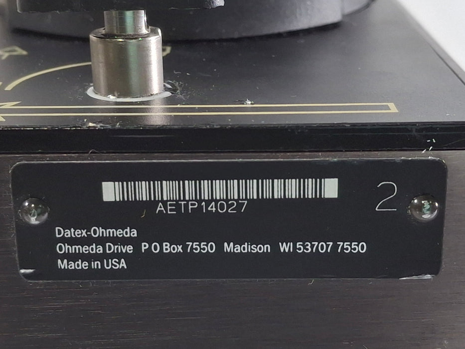 Datex-Ohmeda Tec 6 Plus Desflurane Vaporizer