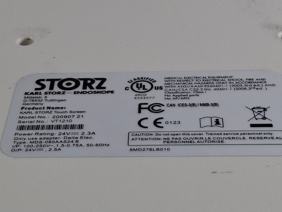 Karl Storz 200907 21 21" HD Touchscreen Display