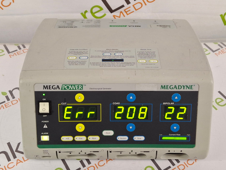 Megadyne Mega Power Electrosurgical Unit
