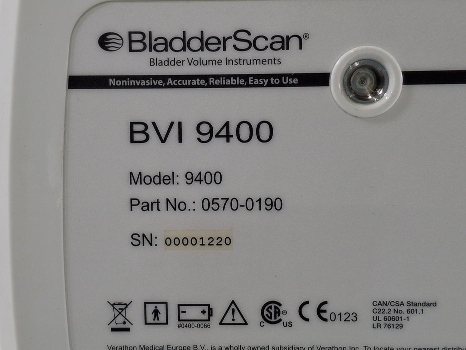 Verathon Medical, Inc BVI 9400 Bladderscan