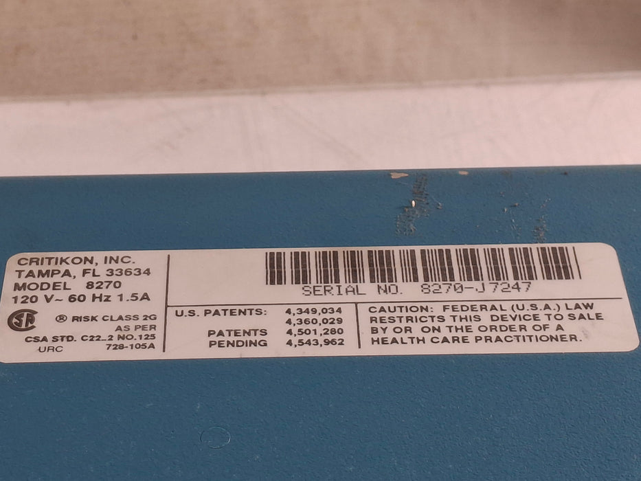 GE Healthcare GE Healthcare Critikon 1846SX Monitor Patient Monitors reLink Online