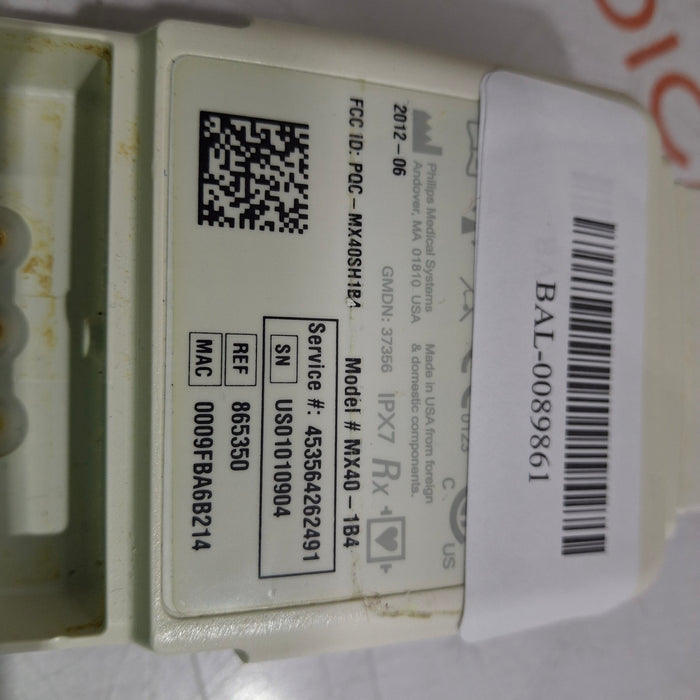 Philips MX40 1.4 ECG 865350 Telemetry Transmitter