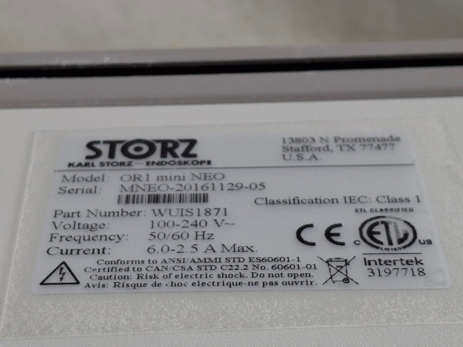 Karl Storz OR1 mini NEO Image Processing System